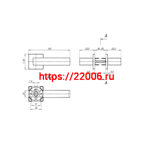 Ручка Fuaro (Фуаро) раздельная K.SL52.REDLINE (RED LINE SL) SSG-39 сатинированное золото фото 2 Ручка Fuaro (Фуаро) раздельная K.SL52.REDLINE (RED LINE SL) SSG-39 сатинированное золото фото 2