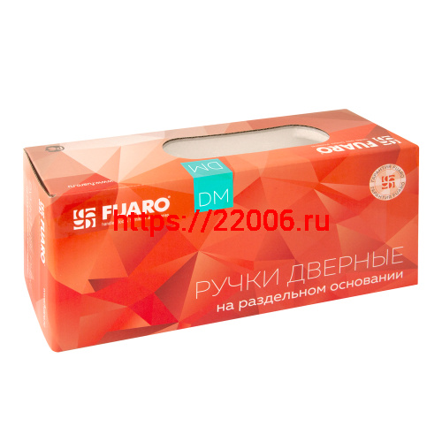 Ручка Fuaro (Фуаро) раздельная K.DM51.FLASH (FLASH DM) CP/WH-19 хром/белый фото 3 Ручка Fuaro (Фуаро) раздельная K.DM51.FLASH (FLASH DM) CP/WH-19 хром/белый фото 3