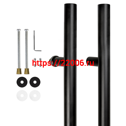 Ручка-скоба Fuaro (Фуаро) PULL.PH32/900.22 INOX 304 (PH-22-32/900-INOX) BLACK фото 2 Ручка-скоба Fuaro (Фуаро) PULL.PH32/900.22 INOX 304 (PH-22-32/900-INOX) BLACK фото 2