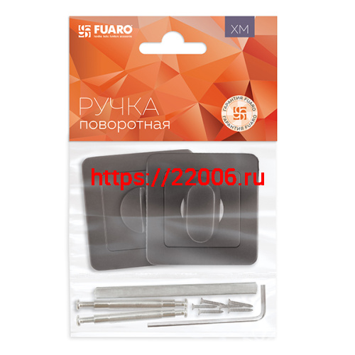 Ручка Fuaro (Фуаро) поворотная BK6.K.XM52 (BK6 XM) BL-24 черный фото 2 Ручка Fuaro (Фуаро) поворотная BK6.K.XM52 (BK6 XM) BL-24 черный фото 2