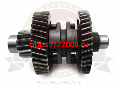 Вал КПП 157QMJ (ATV150) T150 с шестернями (L=117mm) (промежуточный) (4680329025708) (НАБОР) Вал КПП 157QMJ (ATV150) T150 с шестернями (L=117mm) (промежуточный) (4680329025708) (НАБОР)