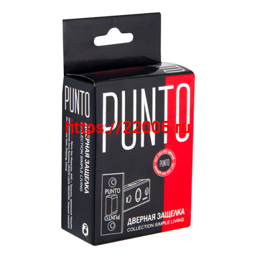 Защелка Punto (Пунто) врезная METL45-8 ( L45-8) BL черный фото 2 Защелка Punto (Пунто) врезная METL45-8 ( L45-8) BL черный фото 2