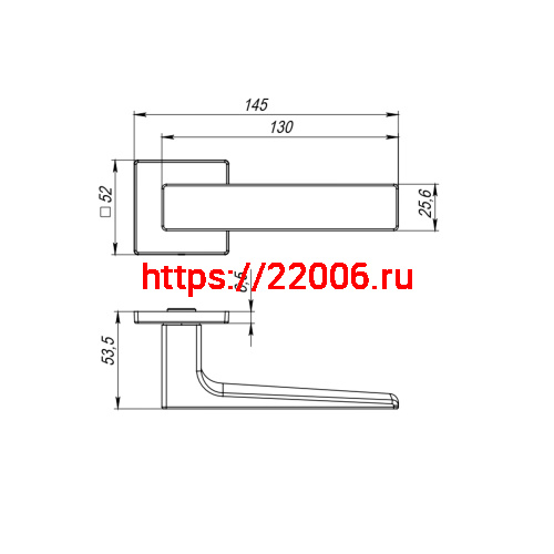 Ручка Fuaro (Фуаро) раздельная K.RL52.REDLINE (RED LINE RL) ABG-6 зелёная бронза Ручка Fuaro (Фуаро) раздельная K.RL52.REDLINE (RED LINE RL) ABG-6 зелёная бронза