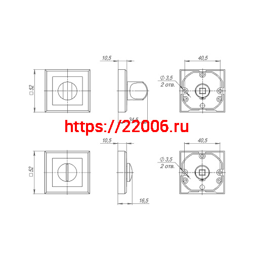 Ручка Punto (Пунто) поворотная BK6.K.QL52 (BK6 QL) ABG-6 зелёная бронза фото 3 Ручка Punto (Пунто) поворотная BK6.K.QL52 (BK6 QL) ABG-6 зелёная бронза фото 3