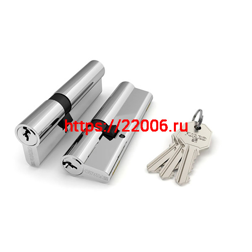 Цилиндровый Fuaro (Фуаро) механизм (100 CA/105) 1000CAKey105(30+10+65) CP хром 3Key Цилиндровый Fuaro (Фуаро) механизм (100 CA/105) 1000CAKey105(30+10+65) CP хром 3Key