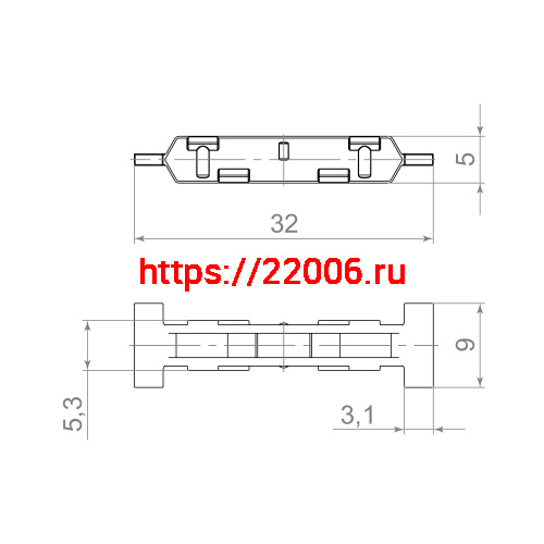 Крепеж Armadillo (Армадилло) для профиля крышки SLD.Scope 9/5/30 bracket (60 pcs) фото 3 Крепеж Armadillo (Армадилло) для профиля крышки SLD.Scope 9/5/30 bracket (60 pcs) фото 3