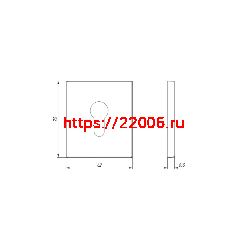 Накладка Armadillo (Армадилло) на цилиндр ESC.C.USS/K (ET Protector/USS) CP хром фото 3 Накладка Armadillo (Армадилло) на цилиндр ESC.C.USS/K (ET Protector/USS) CP хром фото 3