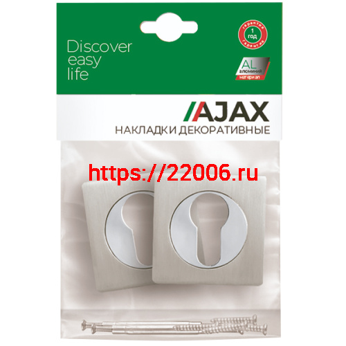 Накладка Ajax (Аякс) под цилиндр ET.K.JK51 (ET JK) GR-23 графит фото 2 Накладка Ajax (Аякс) под цилиндр ET.K.JK51 (ET JK) GR-23 графит фото 2