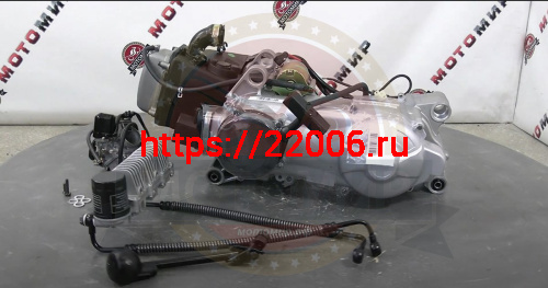 Двигатель 4т. 150 см3 157QMJ (GY6-150) Stels Капитан150 моноблок с редуктором в сборе, масл.ох фото 3 Двигатель 4т. 150 см3 157QMJ (GY6-150) Stels Капитан150 моноблок с редуктором в сборе, масл.ох фото 3