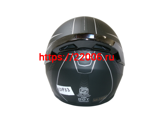 Шлем TVS RACING (Индия) XPOD DULL BLACK SILVER размер XL фото 3 Шлем TVS RACING (Индия) XPOD DULL BLACK SILVER размер XL фото 3
