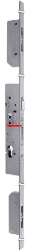 Multitop Cisa (Чиза) MAX 49658.30.0 механич., U-образная пл. 24x5 inox backset 92 Multitop Cisa (Чиза) MAX 49658.30.0 механич., U-образная пл. 24x5 inox backset 92