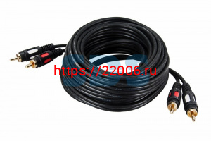 Шнур 2RCA - 2RCA 7М (GOLD) REXANT Шнур 2RCA - 2RCA 7М (GOLD) REXANT