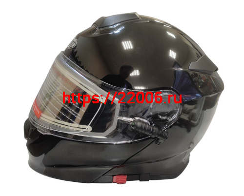 Шлем модуляр COBRA EC H271, черный глянцевый СНЕГОХОДНЫЙ, размер L фото 3 Шлем модуляр COBRA EC H271, черный глянцевый СНЕГОХОДНЫЙ, размер L фото 3