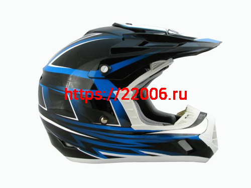 Мотошлем THH TX-12 №17 black/blue (L) Мотошлем THH TX-12 №17 black/blue (L)