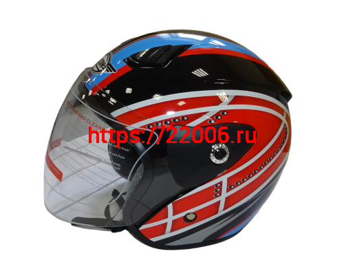 Шлем открытый FALCON XZH207 (Колобок) с забралом, размер S фото 2 Шлем открытый FALCON XZH207 (Колобок) с забралом, размер S фото 2