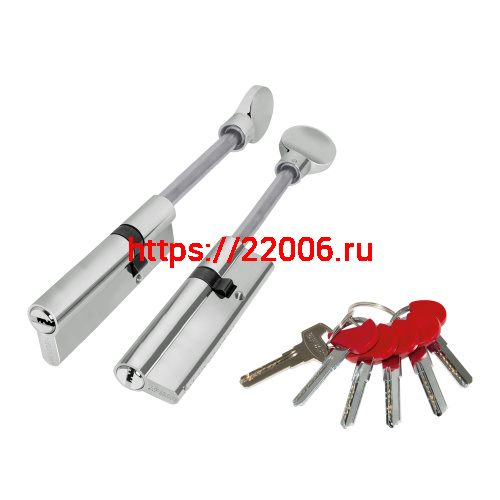 Цилиндровый Fuaro (Фуаро) механизм (D-PRO507-8/85) D-PRO5007-8Tang85(50+10+25) CP хром 5+1Key со штоком перекод. Цилиндровый Fuaro (Фуаро) механизм (D-PRO507-8/85) D-PRO5007-8Tang85(50+10+25) CP хром 5+1Key со штоком перекод.