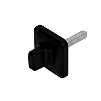Ручка Ajax (Аякс) поворотная BKW8x75.K.MD50 BL-24 черный