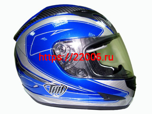 Мотошлем THH TS-42 №7 pearl blue/ gray (XS) Мотошлем THH TS-42 №7 pearl blue/ gray (XS)