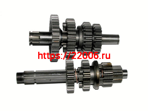 Валы КПП (первичный+вторичный) в сборе Zongshen 155 Валы КПП (первичный+вторичный) в сборе Zongshen 155