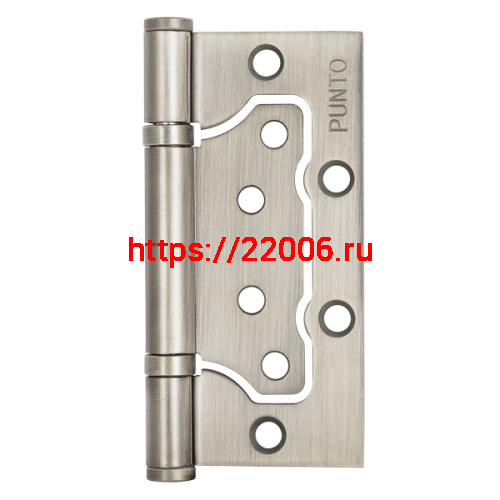 Петля Punto (Пунто) универсальная без врезки IN4200W PN (200-2B 100x2,5) мат. никель Петля Punto (Пунто) универсальная без врезки IN4200W PN (200-2B 100x2,5) мат. никель