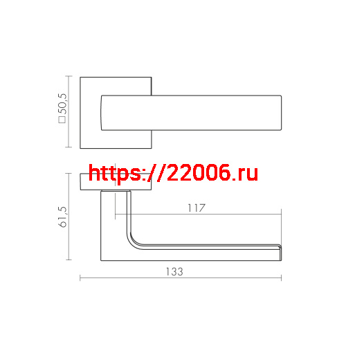 Ручка Fuaro (Фуаро) раздельная K.DM51.Straight (Straight DM) CP-8 хром фото 2 Ручка Fuaro (Фуаро) раздельная K.DM51.Straight (Straight DM) CP-8 хром фото 2