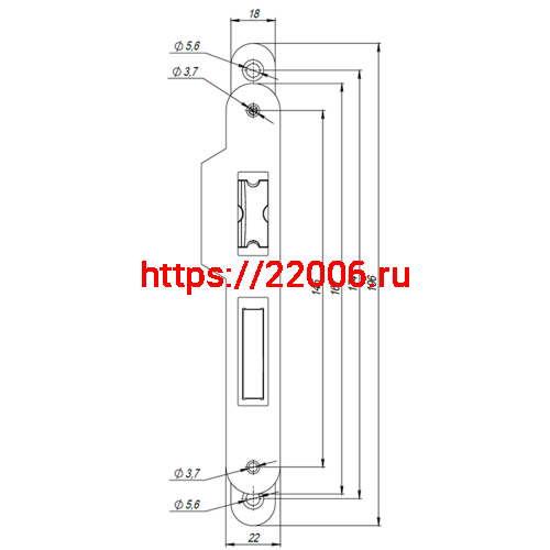 Корпус Armadillo (Армадилло) врезного замка c защёлкой METLH25-50 Box (LH 25-50) SG мат.золото фото 2 Корпус Armadillo (Армадилло) врезного замка c защёлкой METLH25-50 Box (LH 25-50) SG мат.золото фото 2