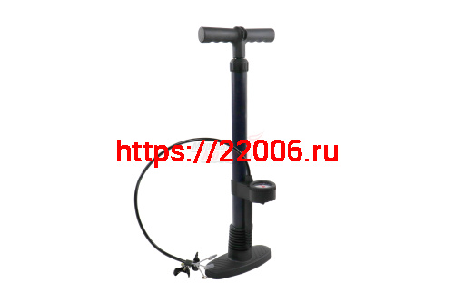 Насос вело (пластик) ручной "Двуручка" с манометром EFP-8902А Насос вело (пластик) ручной "Двуручка" с манометром EFP-8902А