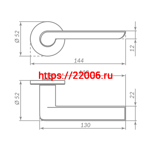 Ручка Punto (Пунто) раздельная R.ARC.R52.STEP SSG-39 сатин.золото фото 2 Ручка Punto (Пунто) раздельная R.ARC.R52.STEP SSG-39 сатин.золото фото 2