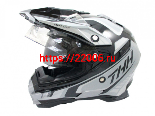 Мотошлем THH TX-27 №3 black/grey (XXL) Мотошлем THH TX-27 №3 black/grey (XXL)