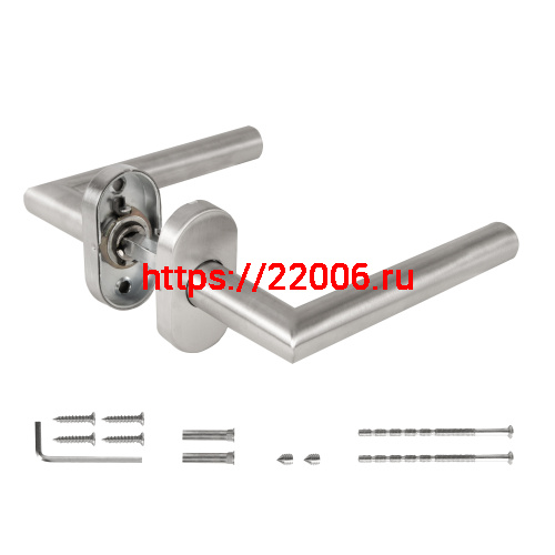 Ручка Fuaro (Фуаро) раздельная R.DSS201-0204P/19 INOX 201 (овальное основание) фото 4 Ручка Fuaro (Фуаро) раздельная R.DSS201-0204P/19 INOX 201 (овальное основание) фото 4