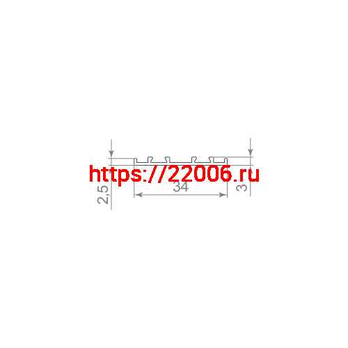 Декоративная Armadillo (Армадилло) соединительная крышка SLD.Scope 34/3/3200 cover AL (3,2 м) фото 2 Декоративная Armadillo (Армадилло) соединительная крышка SLD.Scope 34/3/3200 cover AL (3,2 м) фото 2