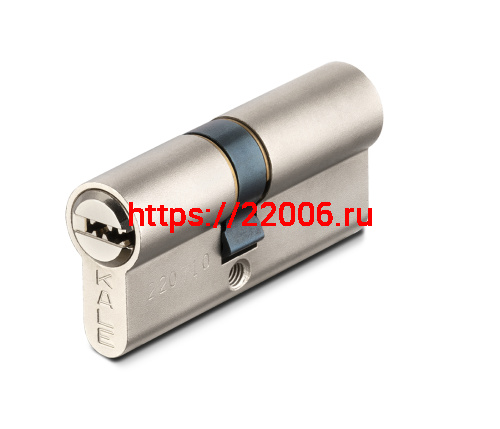 Цилиндровый Kale kilit (Кале килит) механизм 164 SN/90 (40+10+40) mm никель 5 кл.