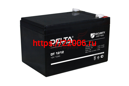 Аккумулятор герметичный 12В12Ач DELTA DT1212 AGM (151*98*95) (электроквадроциклы) Аккумулятор герметичный 12В12Ач DELTA DT1212 AGM (151*98*95) (электроквадроциклы)