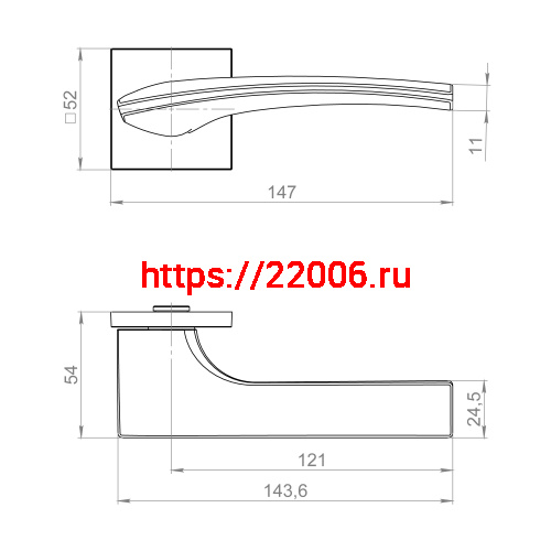 Ручка Fuaro (Фуаро) раздельная K.ZL52.ETALON SSG-39 сатинированное золото фото 3 Ручка Fuaro (Фуаро) раздельная K.ZL52.ETALON SSG-39 сатинированное золото фото 3