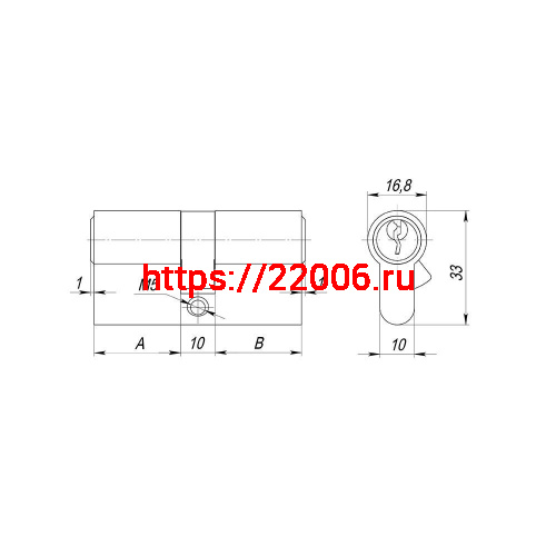 Цилиндровый Ajax (Аякс) механизм (AX100/60) AX1000Key60 (25+10+25)/HD CP хром 4Key фото 3 Цилиндровый Ajax (Аякс) механизм (AX100/60) AX1000Key60 (25+10+25)/HD CP хром 4Key фото 3