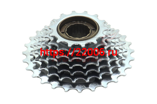 Блок спортивный 7 звезд (Трещотка 14-28 зуб., Резьба 1.37"х24TPI BSCY) Блок спортивный 7 звезд (Трещотка 14-28 зуб., Резьба 1.37"х24TPI BSCY)