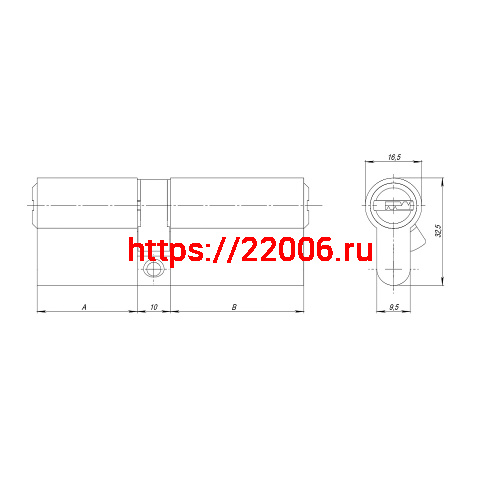 Цилиндровый Ajax (Аякс) механизм (AZ200/80) AZ2000Key80 (30+10+40) CP хром фото 3 Цилиндровый Ajax (Аякс) механизм (AZ200/80) AZ2000Key80 (30+10+40) CP хром фото 3