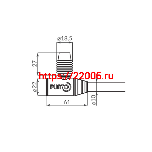 Замок Punto (Пунто) тросовый PK-BIKE-1012-KEY (10х1200) 2key/подвес фото 2 Замок Punto (Пунто) тросовый PK-BIKE-1012-KEY (10х1200) 2key/подвес фото 2
