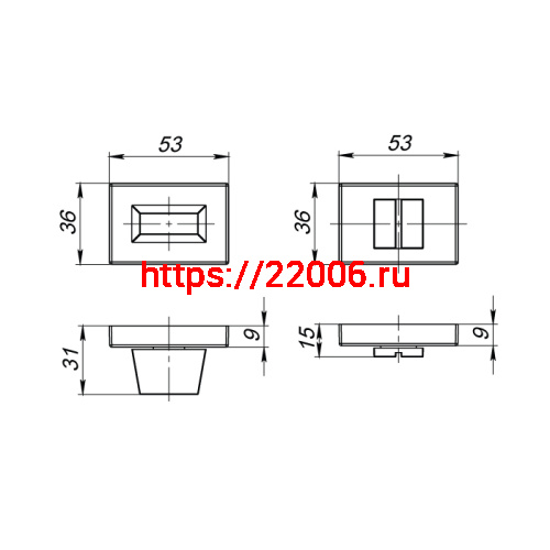 Ручка Armadillo (Армадилло) поворотная BK6.K.UCS36 (BK6 UCS) SN-3 матовый никель фото 3 Ручка Armadillo (Армадилло) поворотная BK6.K.UCS36 (BK6 UCS) SN-3 матовый никель фото 3