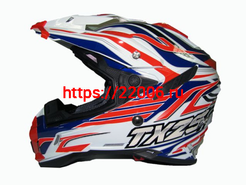 Мотошлем THH TX-25 №1 white/red (XS) Мотошлем THH TX-25 №1 white/red (XS)