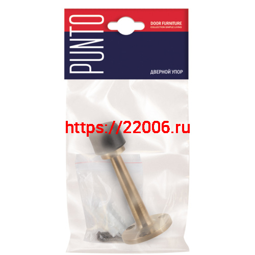 Упор Punto (Пунто) дверной настенный DFIX/W80 (DS PW-80) CF-17 кофе фото 2 Упор Punto (Пунто) дверной настенный DFIX/W80 (DS PW-80) CF-17 кофе фото 2