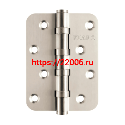 Петля Fuaro (Фуаро) универсальная IN4400U-R10 SN (4BB-R10 100x75x2,5) мат. никель Петля Fuaro (Фуаро) универсальная IN4400U-R10 SN (4BB-R10 100x75x2,5) мат. никель