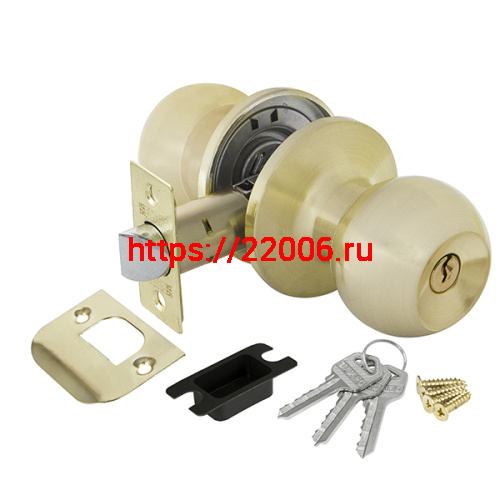 Ручка Fuaro (Фуаро) защелка DK672/BL SB-ET (672/BL SB-E) ( кл/фик.) мат. золото Ручка Fuaro (Фуаро) защелка DK672/BL SB-ET (672/BL SB-E) ( кл/фик.) мат. золото
