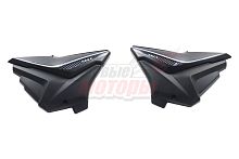 Облицовка боковая (крышка бардачка) Alpha ANDES черная матовая (ПАРА)