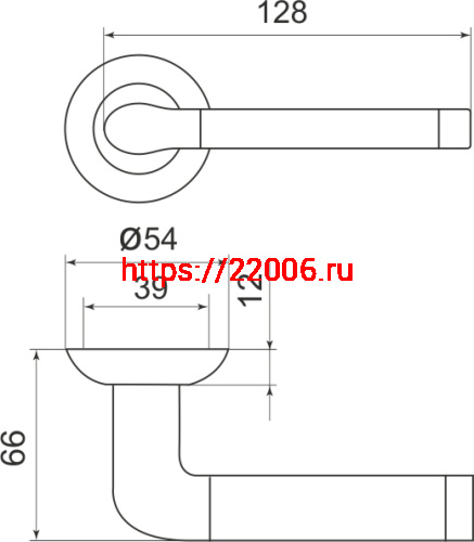 Ручка Armadillo (Армадилло) раздельная R.LD54.Stella (Stella LD28) SN/CP-3 матовый никель/хром фото 3 Ручка Armadillo (Армадилло) раздельная R.LD54.Stella (Stella LD28) SN/CP-3 матовый никель/хром фото 3