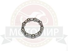 Подшипник вело кареточного узла большой, 9 шариков, 15/64" (6мм), D-35мм, JK 6514 шариковый