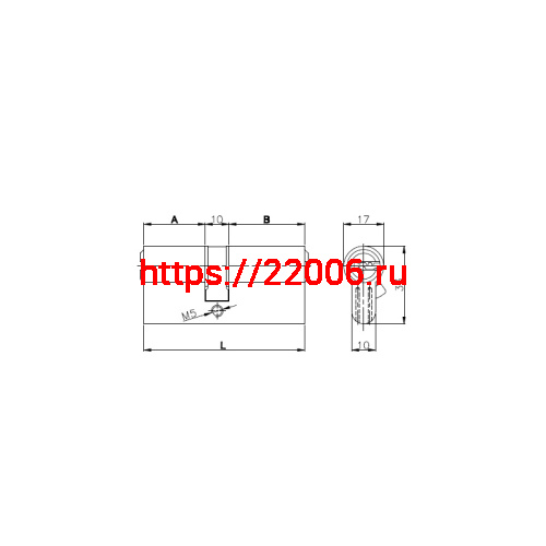 Цилиндровый Kale kilit (Кале килит) механизм 164 SN/90 (30+10+50) mm латунь 5 кл. фото 2 Цилиндровый Kale kilit (Кале килит) механизм 164 SN/90 (30+10+50) mm латунь 5 кл. фото 2