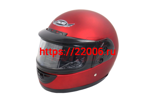 Шлем CONCORD XZF01 красный МАТОВЫЙ одноцветный "S,M,L,XL,XXL" (интеграл) Шлем CONCORD XZF01 красный МАТОВЫЙ одноцветный "S,M,L,XL,XXL" (интеграл)