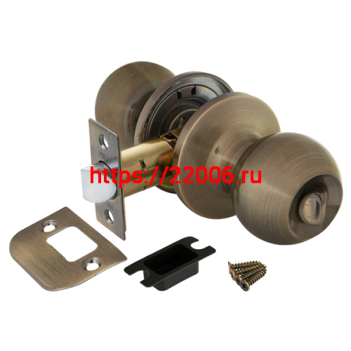 Ручка Punto (Пунто) защелка DK672 AB-BK (6072 AB-B) (фик.) бронза Ручка Punto (Пунто) защелка DK672 AB-BK (6072 AB-B) (фик.) бронза