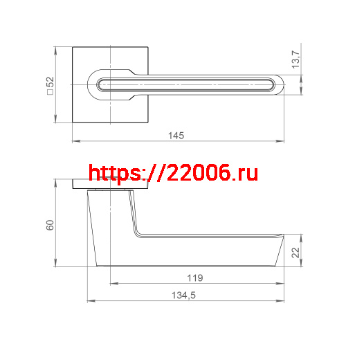 Ручка Ajax (Аякс) раздельная K.JS51.STICK BL/WH-19 черный/белый фото 2 Ручка Ajax (Аякс) раздельная K.JS51.STICK BL/WH-19 черный/белый фото 2